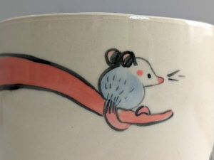 medium planter opossum family
