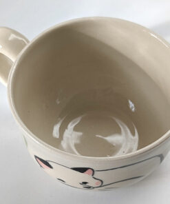 tea cup white bunnies
