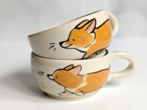 corgi tea cup