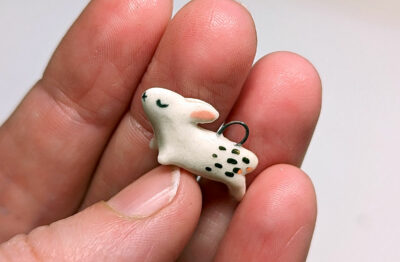 Bunny and whale pendants - Image 3