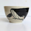 whale stoneware bowl