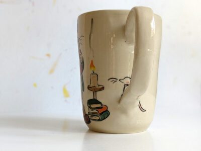 Mug, bowl and figurines - Image 16