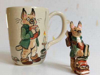 Mug, bowl and figurines - Image 3