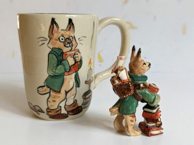 Mug, bowl and figurines - Image 4