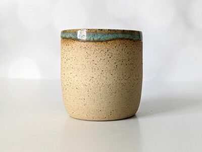 speckled cup black bunny