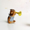 chipmunk trumpet apron porcelain figurine