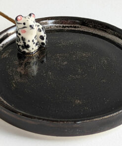 adorable snow leopard jewelry dish