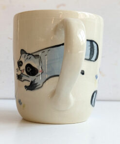 raccoon mug adorable