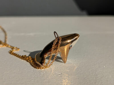Pendentif Baleine Dorée – Image 4