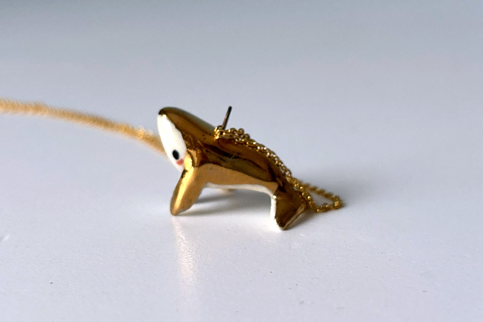 Pendentif Baleine Dorée