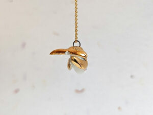cute whale pendant gold