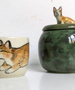 corgi memorial urn custom and tumbler