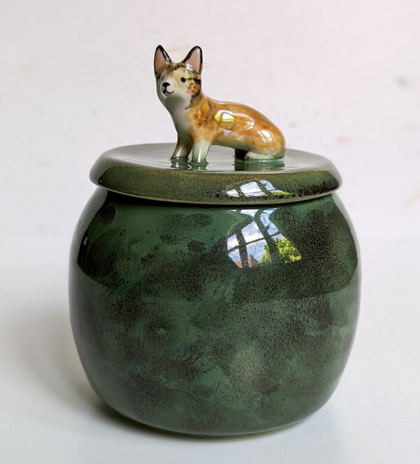 corgi memorial urn custom and tumbler