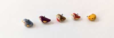Pendentif Porcelaine - Oiseaux Mignons – Image 3