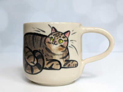2 Mugs - Cats and Dog - Image 4