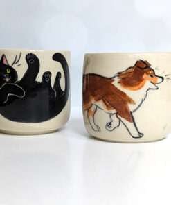 2 Mugs - Cats and Dog