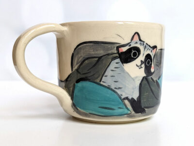 Mug - Patio Raccoon - Image 5