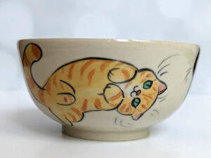 Bowl - 3 cats
