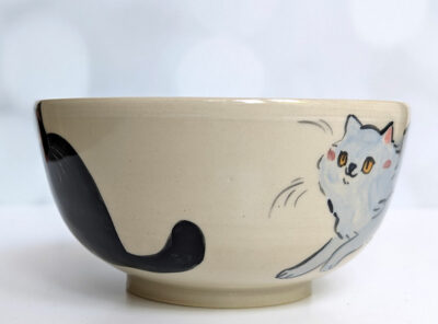 Bowl - 3 cats - Image 3