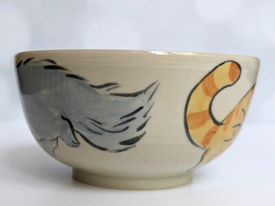 Bowl - 3 cats - Image 4