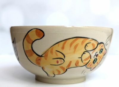 Bowl - 3 cats - Image 5
