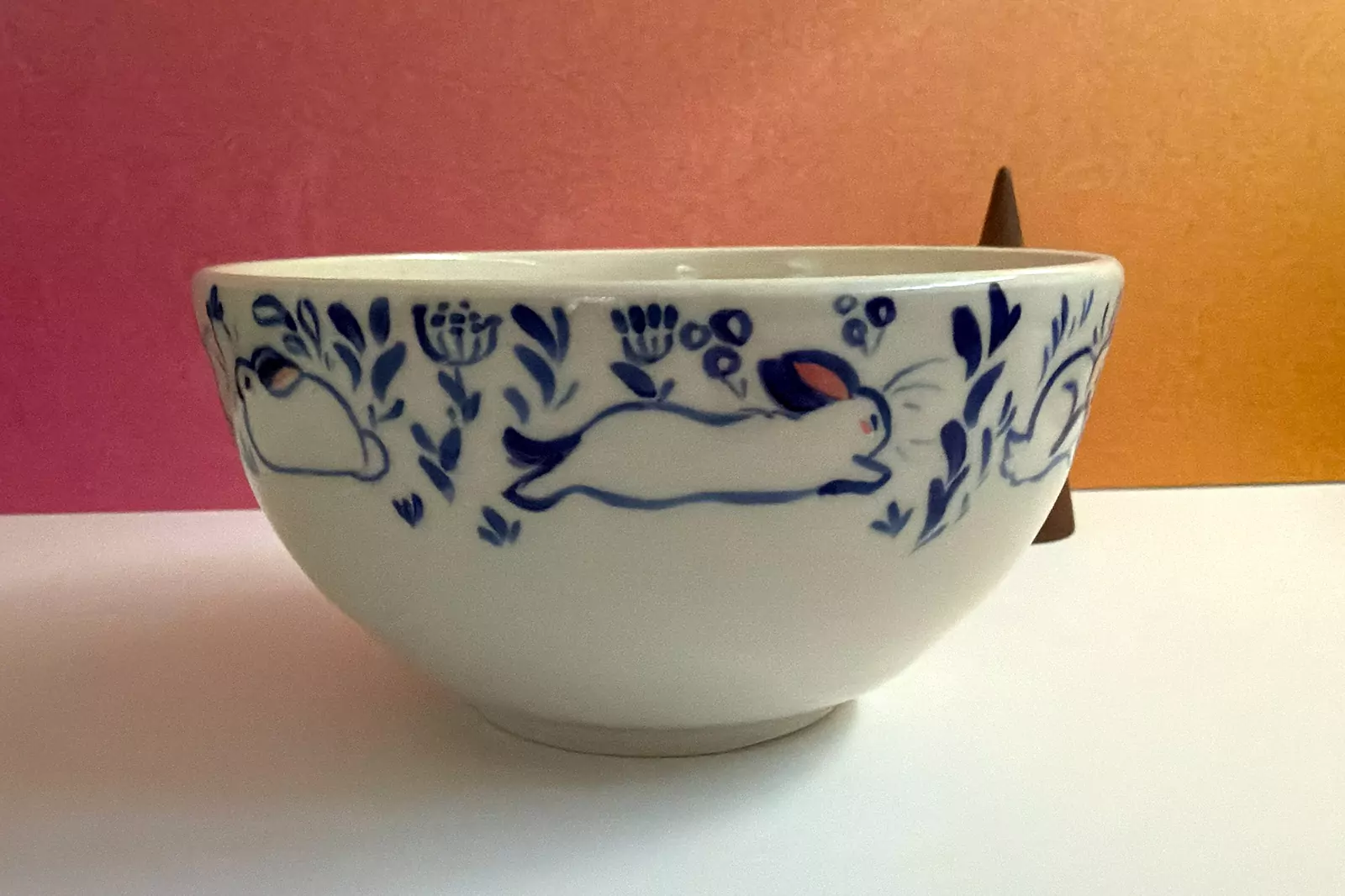 Bowl - Blue Bunnies - Image 3