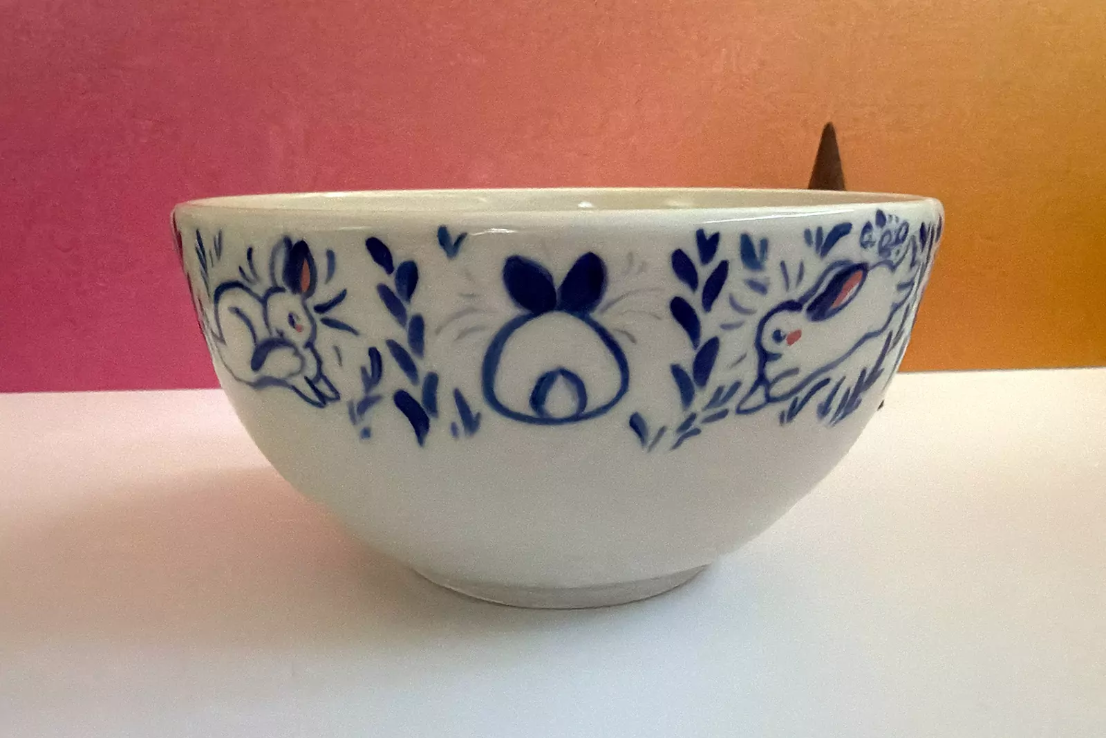 Bowl - Blue Bunnies - Image 4