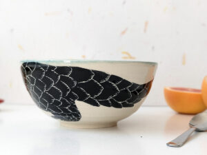 cute pangolin bowl handmade