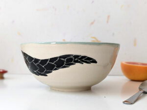 cute pangolin bowl handmade