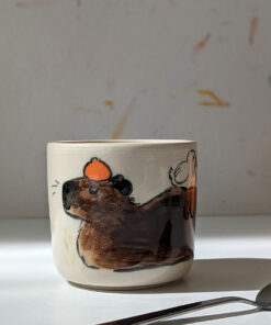 capybara and ducks cup