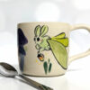 adorable moth mug handmade