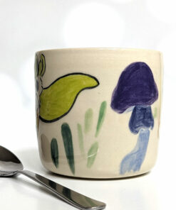 adorable moth mug handmade