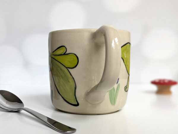 adorable moth mug handmade