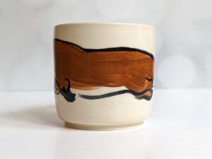 adorable otter mug one of a kind handmade kness