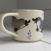 adorable moth mug handmade