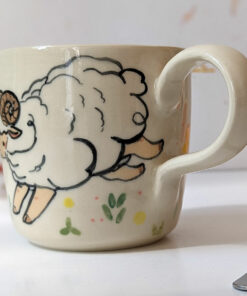 cute rams big mug