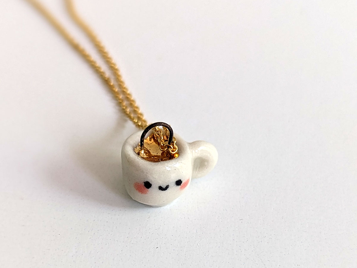 cute coffee cup pendant