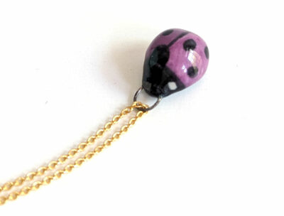 Pendentif Porcelaine - Coccinnelles – Image 2