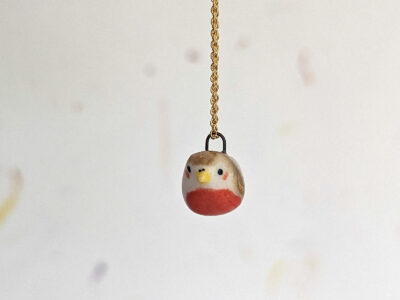 Pendentif Porcelaine - Oiseaux Mignons – Image 10