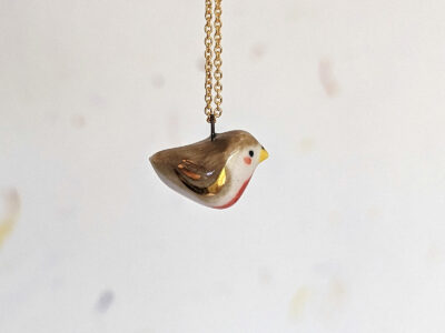 Pendentif Porcelaine - Oiseaux Mignons – Image 9