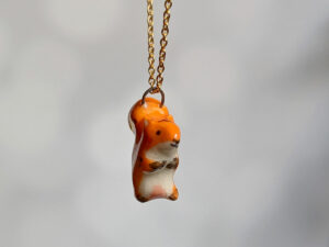 red squirrel pendant