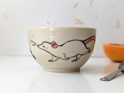Bowl - Cute Rats - Image 3