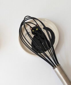 black cat spoon rest