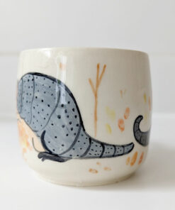 cute armadillo mug handmade