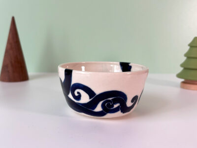 Gobelet Porcelaine : Pieuvre - Bleue – Image 4