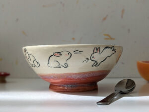 large bowl bunnies