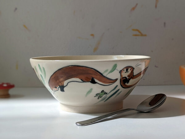 ramen bowl cute otters