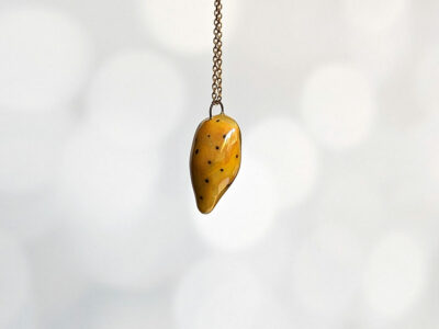 Pendant - Owl Pearl + Gold - Image 3