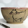 cute goat kid bowl