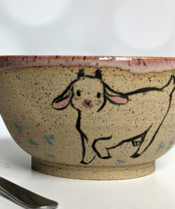 cute goat kid bowl